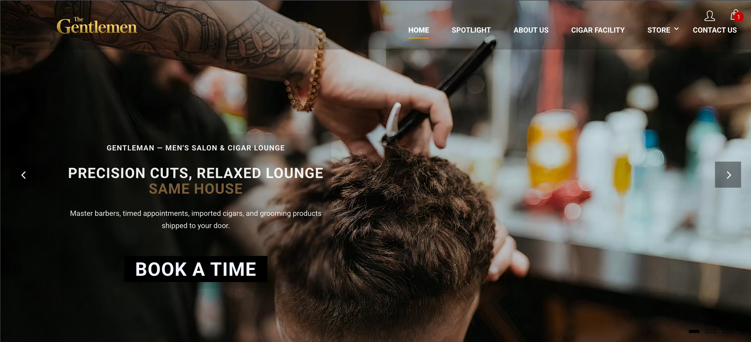 Premium Salon, Cigar Lounge & Grooming Store Platform